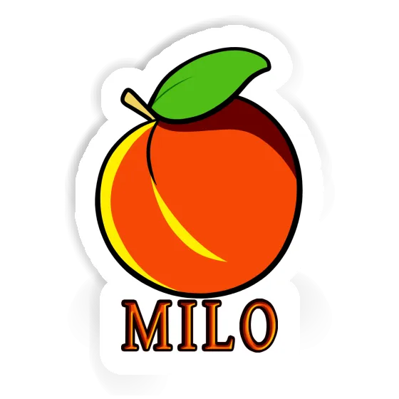 Sticker Milo Aprikose Notebook Image