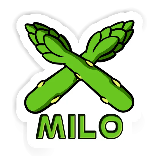 Sticker Asparagus Milo Notebook Image