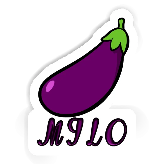 Sticker Eggplant Milo Gift package Image