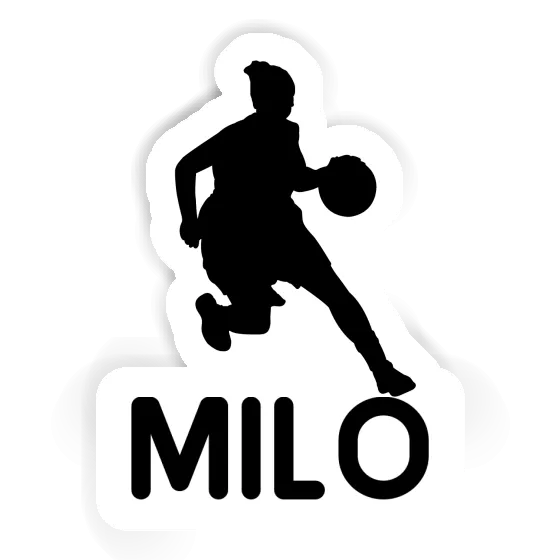 Sticker Milo Basketball Player Laptop Image