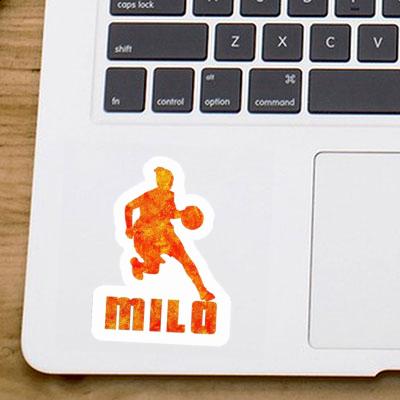 Sticker Milo Basketballspielerin Gift package Image