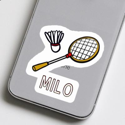 Badminton Racket Sticker Milo Laptop Image