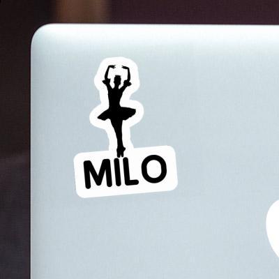 Sticker Ballerina Milo Laptop Image