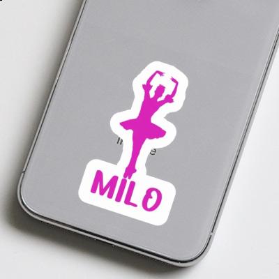 Milo Sticker Ballerina Notebook Image