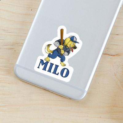 Sticker Baseball Dog Milo Gift package Image