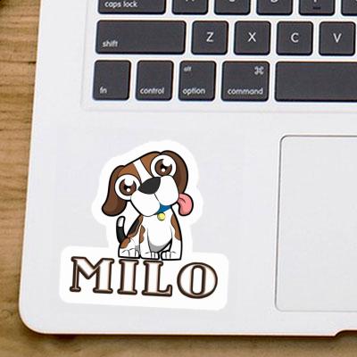 Sticker Milo Beagle Gift package Image