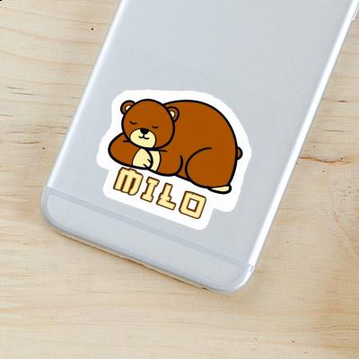 Sticker Bear Milo Notebook Image