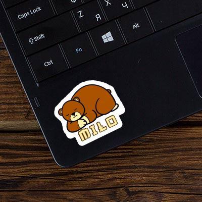 Sticker Bear Milo Laptop Image