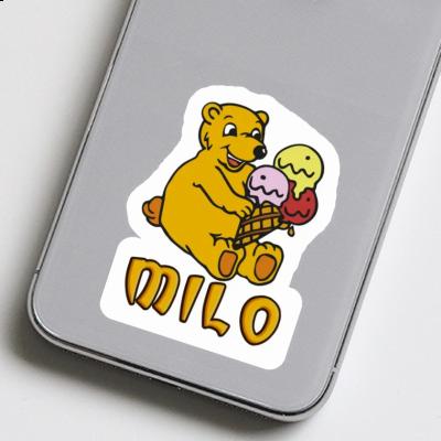 Autocollant Milo Ours de glace Laptop Image