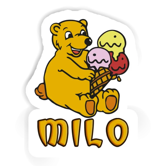 Sticker Milo Ice Cream Laptop Image