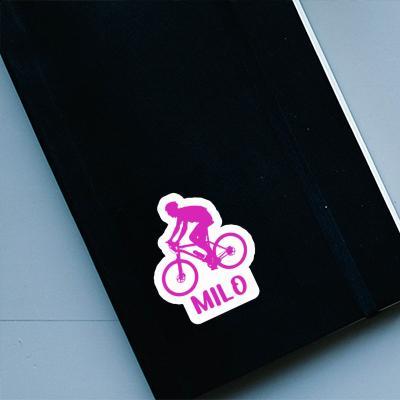 Sticker Milo Biker Notebook Image