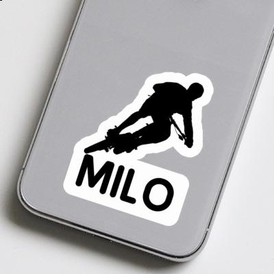 Sticker Milo Biker Laptop Image