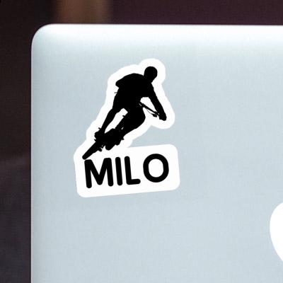 Sticker Milo Biker Notebook Image