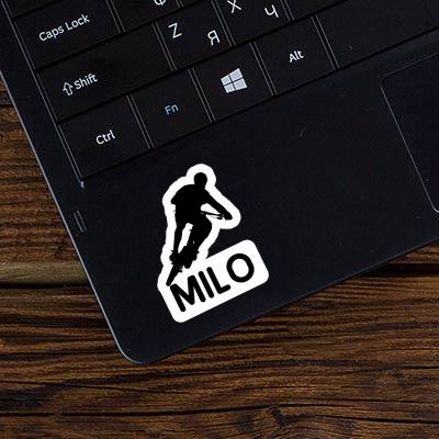 Sticker Milo Biker Notebook Image