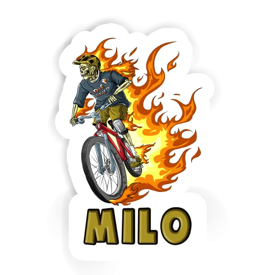 Sticker Mountainbiker Milo Laptop Image