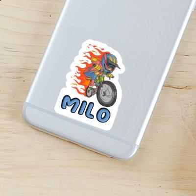 Biker Sticker Milo Image