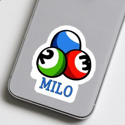 Milo Autocollant Boule de billard Notebook Image