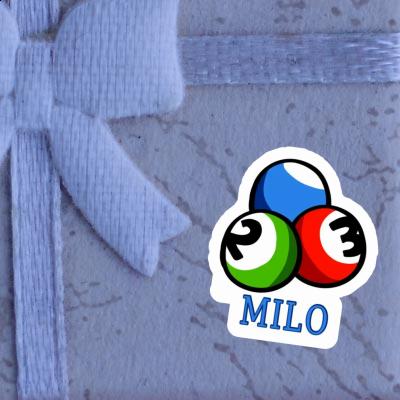 Milo Autocollant Boule de billard Notebook Image