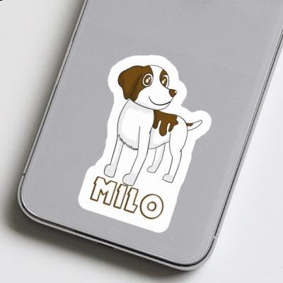 Autocollant Milo Bretagne chien Image