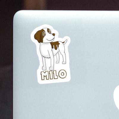 Autocollant Milo Bretagne chien Gift package Image