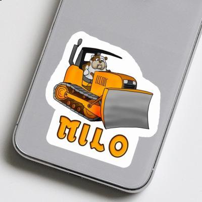 Autocollant Bulldozer Milo Image