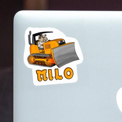 Autocollant Bulldozer Milo Laptop Image