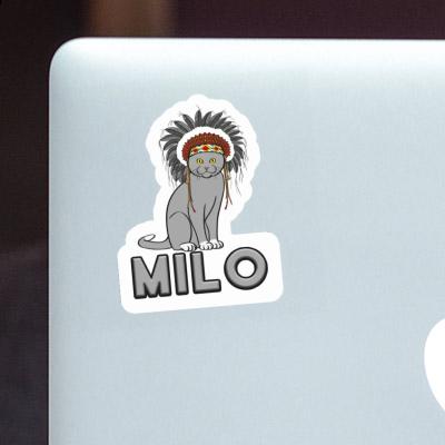 Sticker Milo Indianer-Katze Image