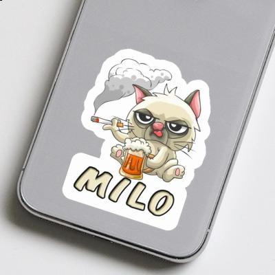 Autocollant Milo Bad Cat Laptop Image