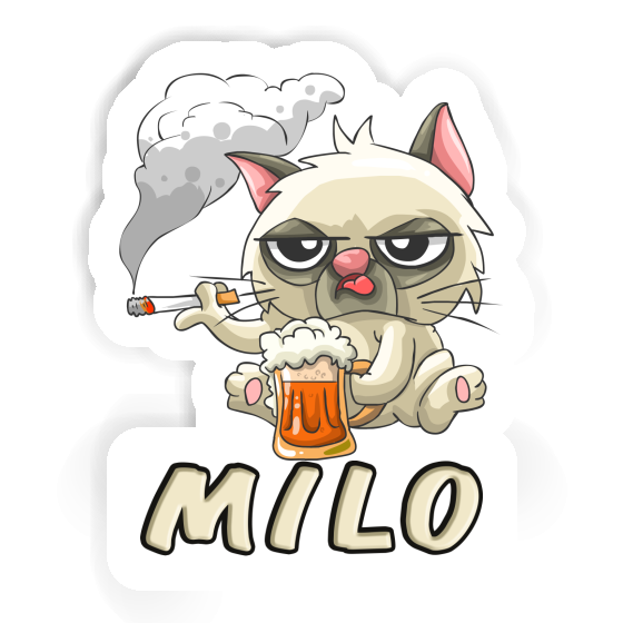 Autocollant Milo Bad Cat Image