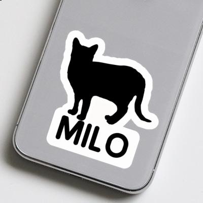 Sticker Milo Cat Notebook Image