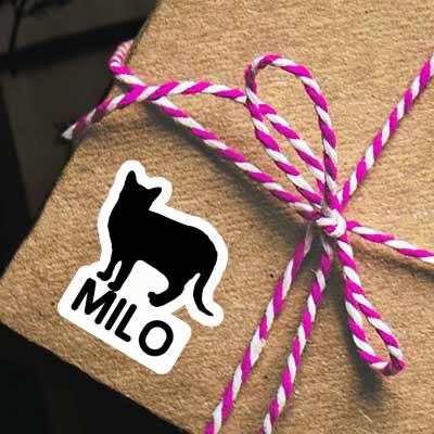 Autocollant Milo Chat Notebook Image