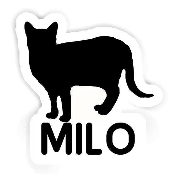 Autocollant Milo Chat Laptop Image