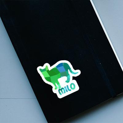 Autocollant Milo Chat Notebook Image