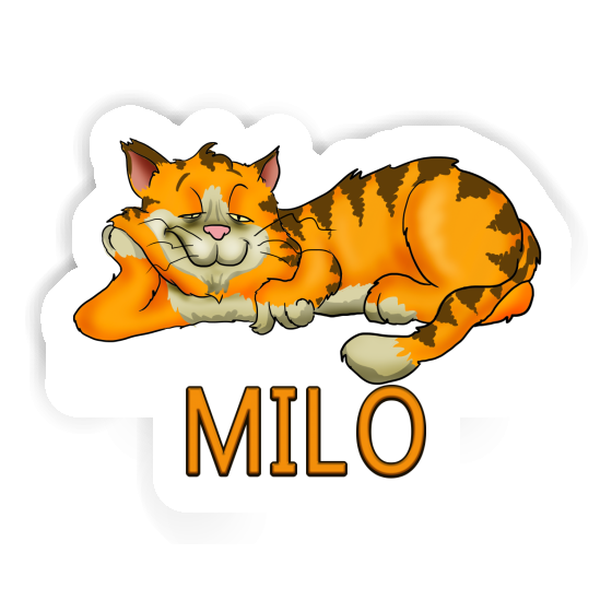 Sticker Milo Chilling Cat Gift package Image