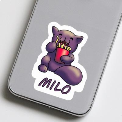 Autocollant Milo Chat-frites Laptop Image