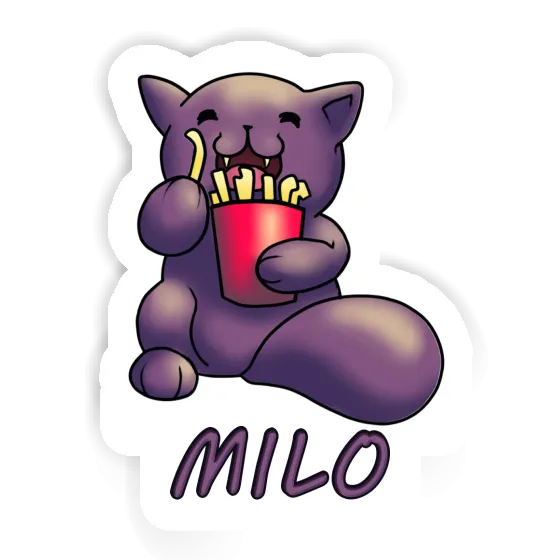 Autocollant Milo Chat-frites Gift package Image