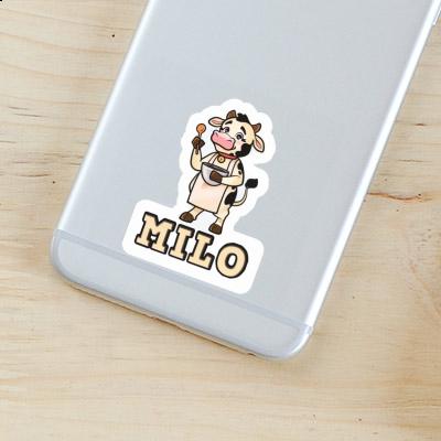 Milo Sticker Cow Laptop Image