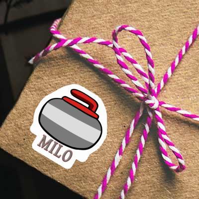 Sticker Milo Curling Stone Notebook Image