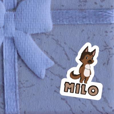 Sticker Deutscher Schäferhund Milo Gift package Image