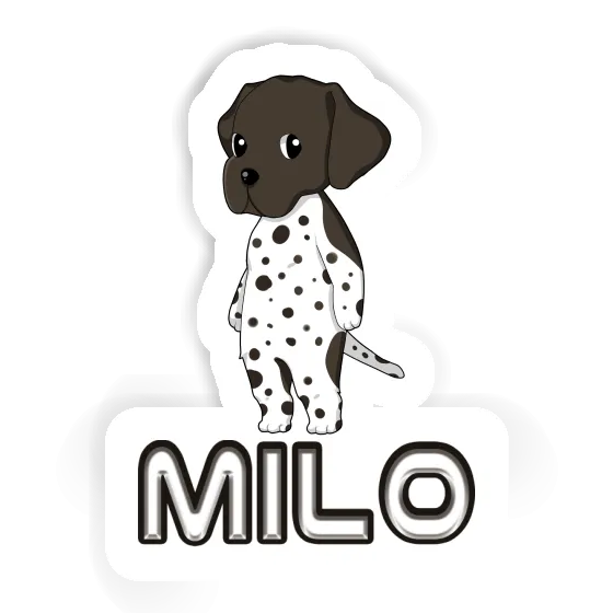 Chien de chasse Autocollant Milo Notebook Image