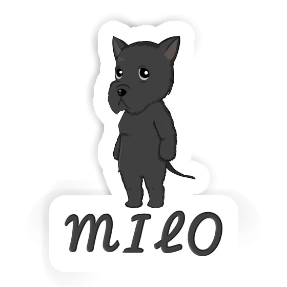 Giant Schnauzer Sticker Milo Laptop Image