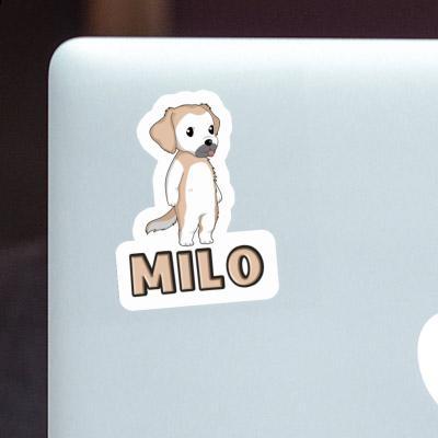 Sticker Milo Golden Retriever Gift package Image