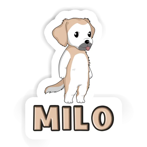 Sticker Milo Golden Retriever Image