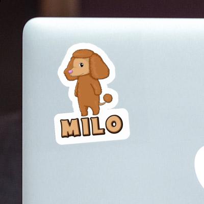 Poodle Sticker Milo Laptop Image