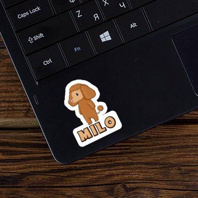 Poodle Sticker Milo Notebook Image