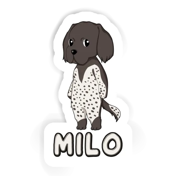 Small Munsterlander Sticker Milo Laptop Image