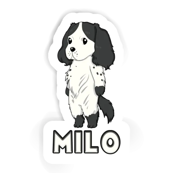 Sticker Milo English Cocker Spaniel Laptop Image