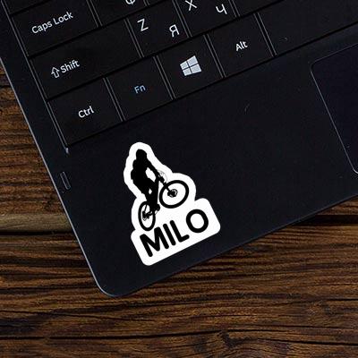 Milo Autocollant Downhiller Laptop Image