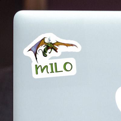 Milo Autocollant Dragon Notebook Image