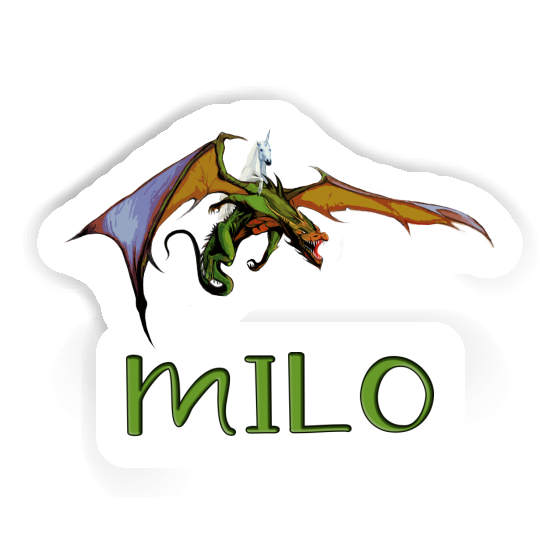 Milo Autocollant Dragon Laptop Image